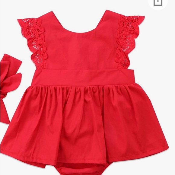 Baby girl dress. Size 0-6 months - Picture 3 of 3